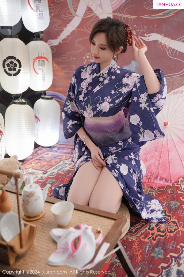 周妍希 奶瓶土肥圆 [XiuRen]高清写真图 2024.01.17 No.7975 Carol周妍希 和服美臀第20张图片